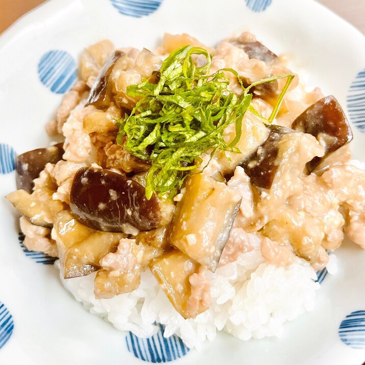 リピ間違いなし!ナス豚みそ丼